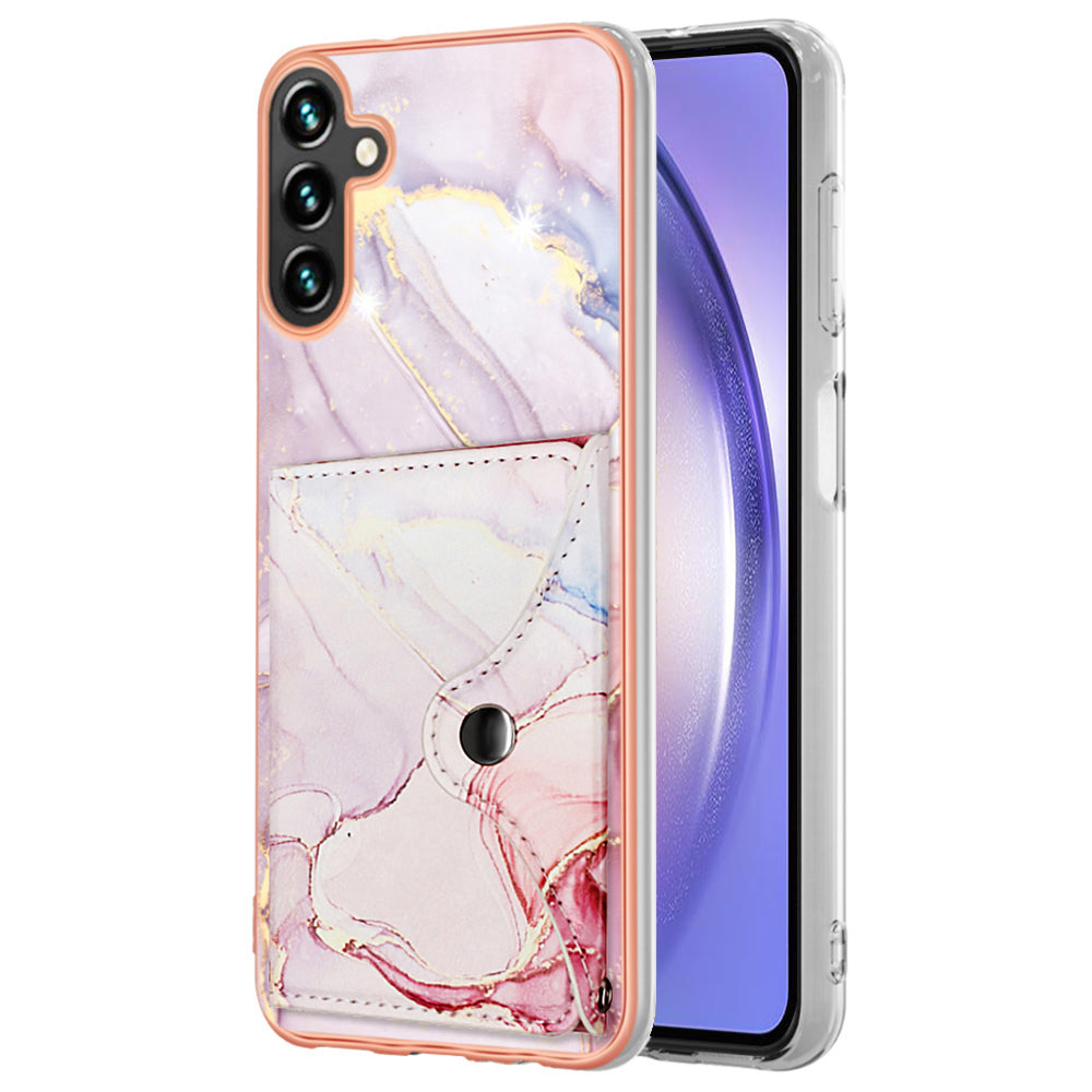 YB Leather Coating Series-9 for Samsung Galaxy A54 5G IMD Case Card Slot PU+TPU Protective Cover YB Leather Coating Series-9 for Samsung Galaxy A54 5G IMD Case Card Slot PU+TPU Protective Cover